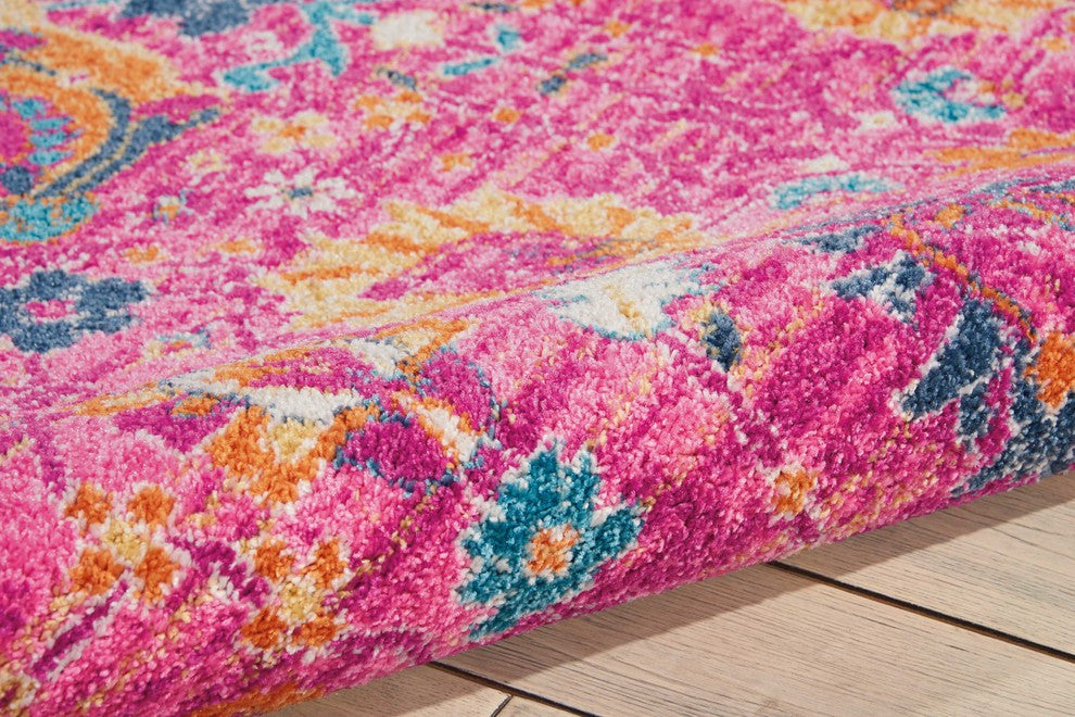 Nourison Passion 5'' x 7'' Fuchsia Bohemian Indoor Area Rug