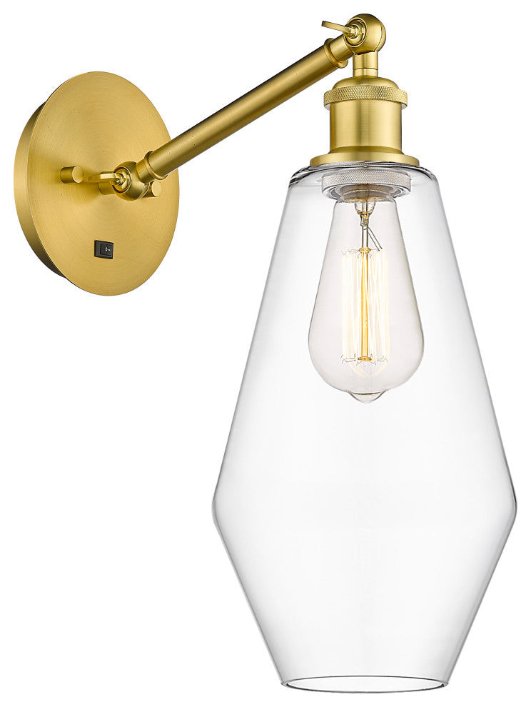 Innovations 317-1W-SG-G652-7-LED 1-Light Sconce, Satin Gold
