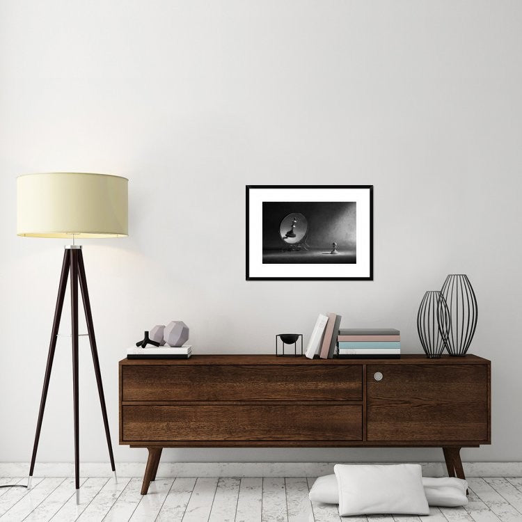 "The Megalomania 2" Framed Digital Print by Victoria Ivanova, 30x22"
