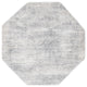 Unique Loom Sarah Finsbury Rug, Gray, 5'3"x5'3" Octagon