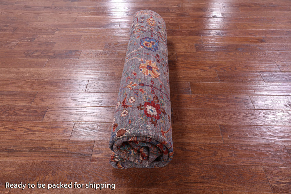 8' 4" X 9' 7" Persian Tabriz Hand Knotted Wool Rug Q9825