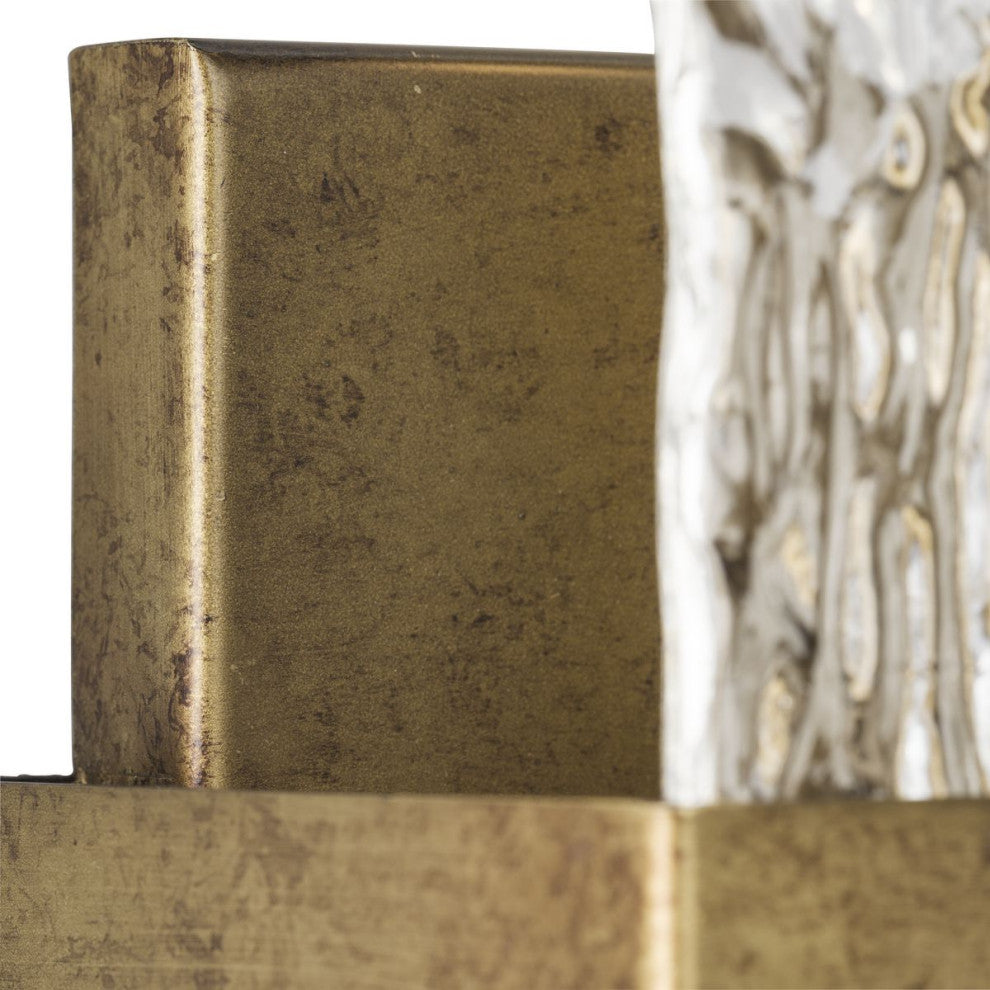 Chevall Collection 2-Light Modern Organic Wall Sconce, Gold Ombre