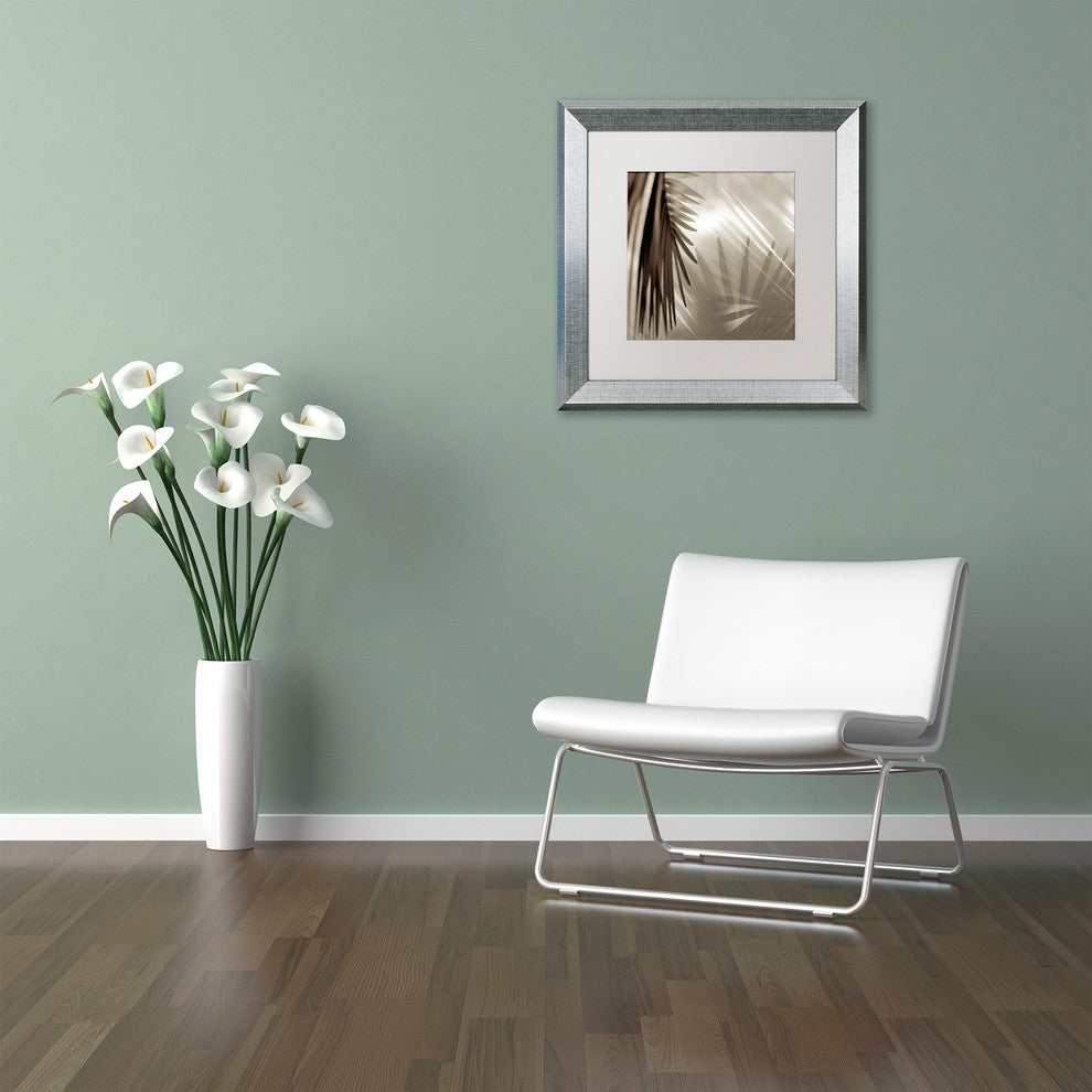 Alan Blaustein 'Florison 55' Art, Silver Frame, White Mat, 11x11