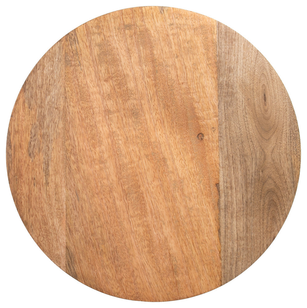 Artisan Wood - Farmhouse Natural Decorative 16" Footed Charcuterie Board