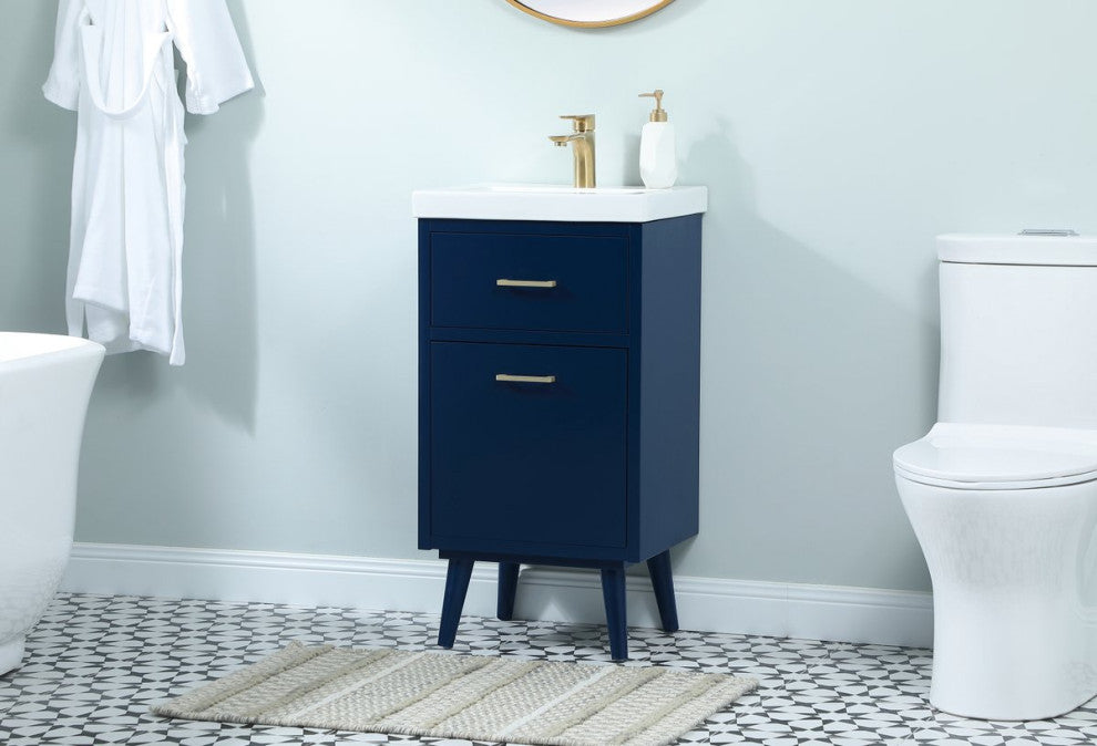 Beatrice 18" Bathroom Vanity, Blue