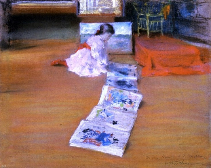William Merritt Chase Shinnecock Interior Studio Gallery Wrapped Canvas Print