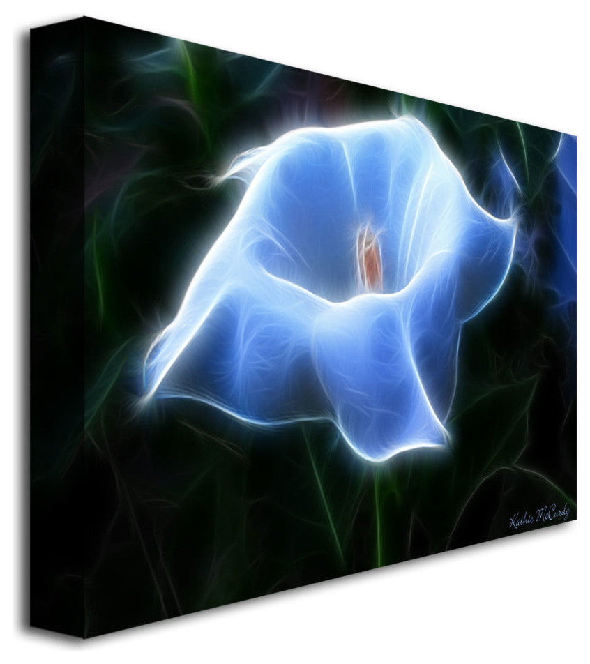 'Moonflower Open Big' Canvas Art by Kathie McCurdy