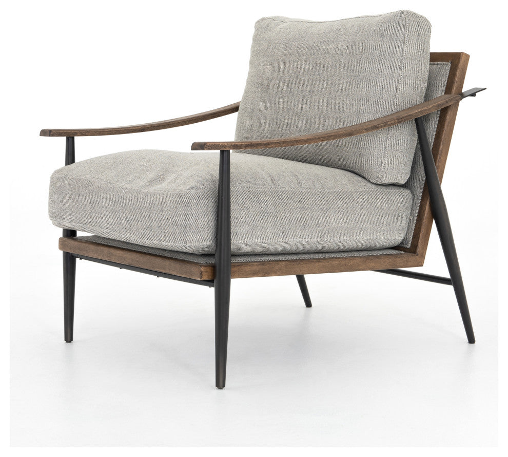 Kennedy Chair-Gabardine Grey