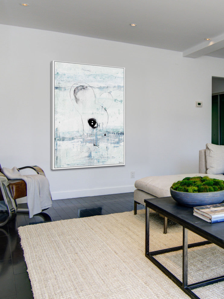 "Sweetness" Floater Framed Painting Print on Canvas, 30"x45"