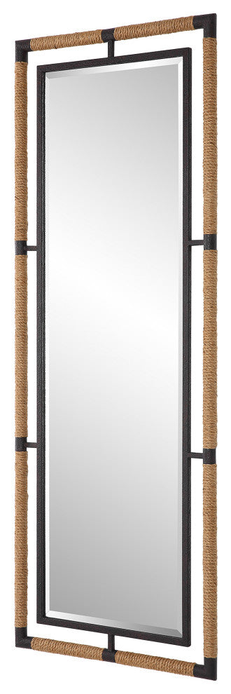 Uttermost 09925 Melville Iron/Rope Tall Mirror