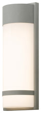 Paxton LED Outdoor Sconce, Textured Gray, 18"