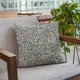 Plutus Blue Dotted Luxury Throw Pillow, 26"x26"