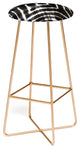 Deny Designs Monika Strigel Wake Up Call Blackwhite Bar Stool