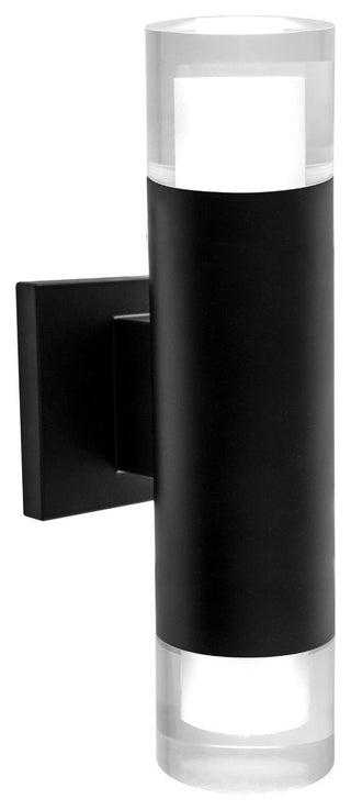 Bazz Luvia LED Outdoor Wall Fixture, Black