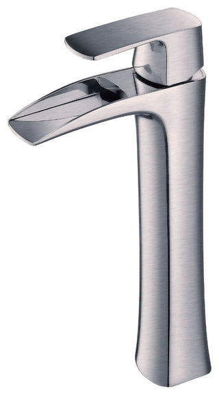 Eviva Lulu One Handle Bathroom Faucet, Brushed Nickel