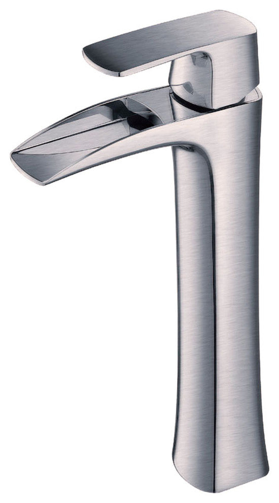 Eviva Lulu One Handle Bathroom Faucet, Brushed Nickel