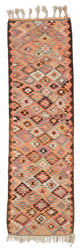 Vintage Turkish Kilim Runner 3' 1" x 10' 1", 37 in. x 121 in.