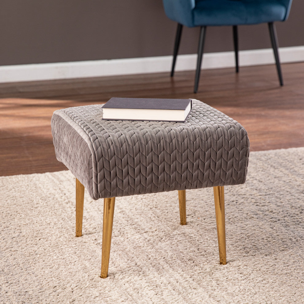 Urbana Woven Upholstered Ottoman