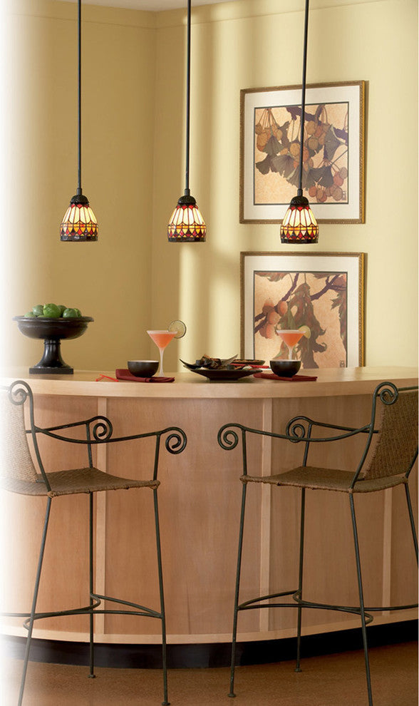 Quoizel TF1541VB One Light Mini Pendant West End Vintage Bronze