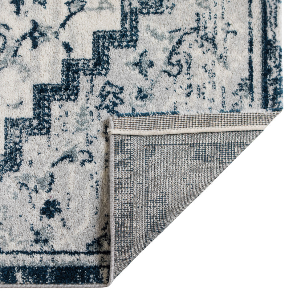 Alexandria Yana Power-Loomed Polypropylene Area Rug, Deep Blue, 2'x3'