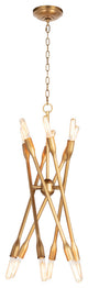 Regina Andrew Cobra Chandelier Small, Natural Brass