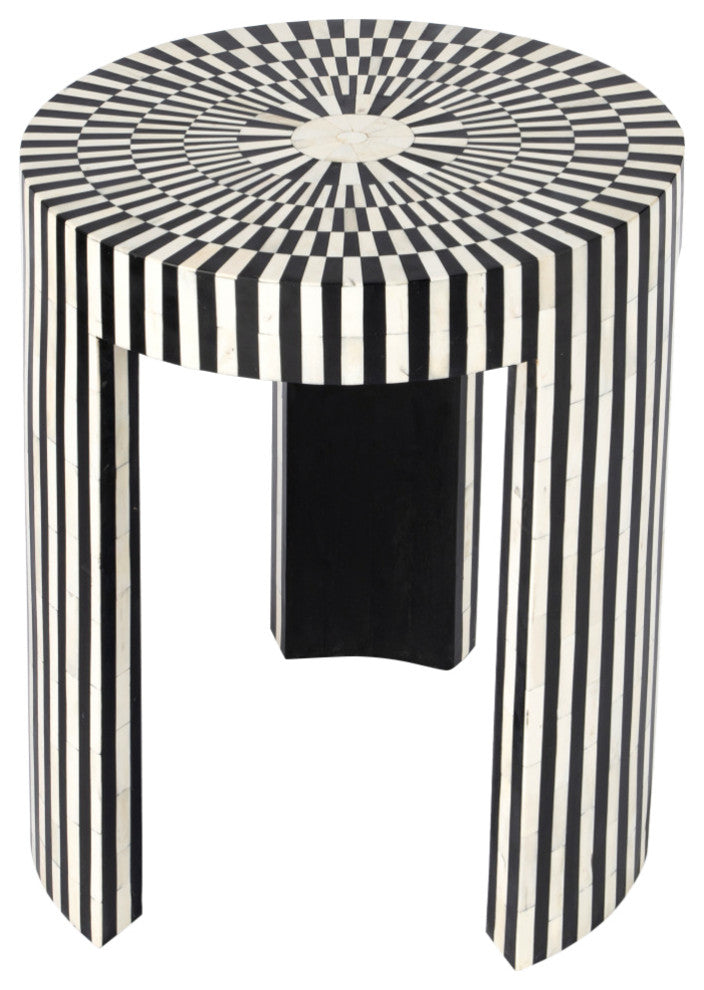 Rimma Bone Inlay Side Table