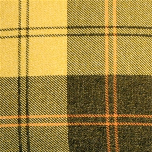 Pillow Decor - Contemporary Plaid Yellow 20 x 20 Throw Pillow