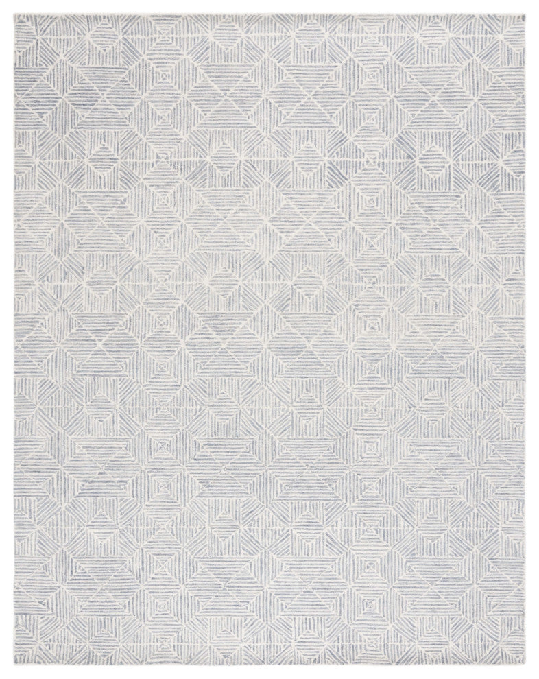 Safavieh Couture Abstract Collection ABT763 Area Rug, Grey/Ivory, 11'x15'