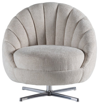 Lucille Swivel Chair Polished Chrome Base