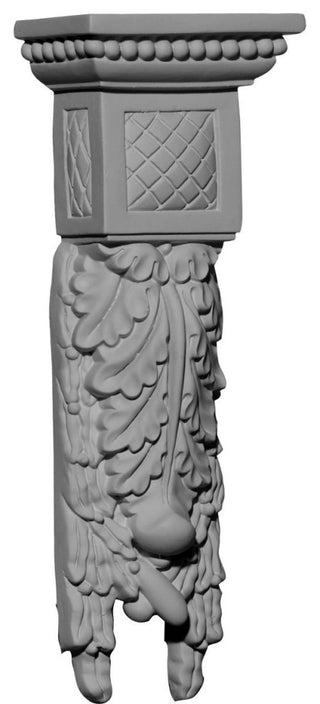 3"W x 1 7/8"D x 8 1/2"H Hampshire Small Drop Corbel