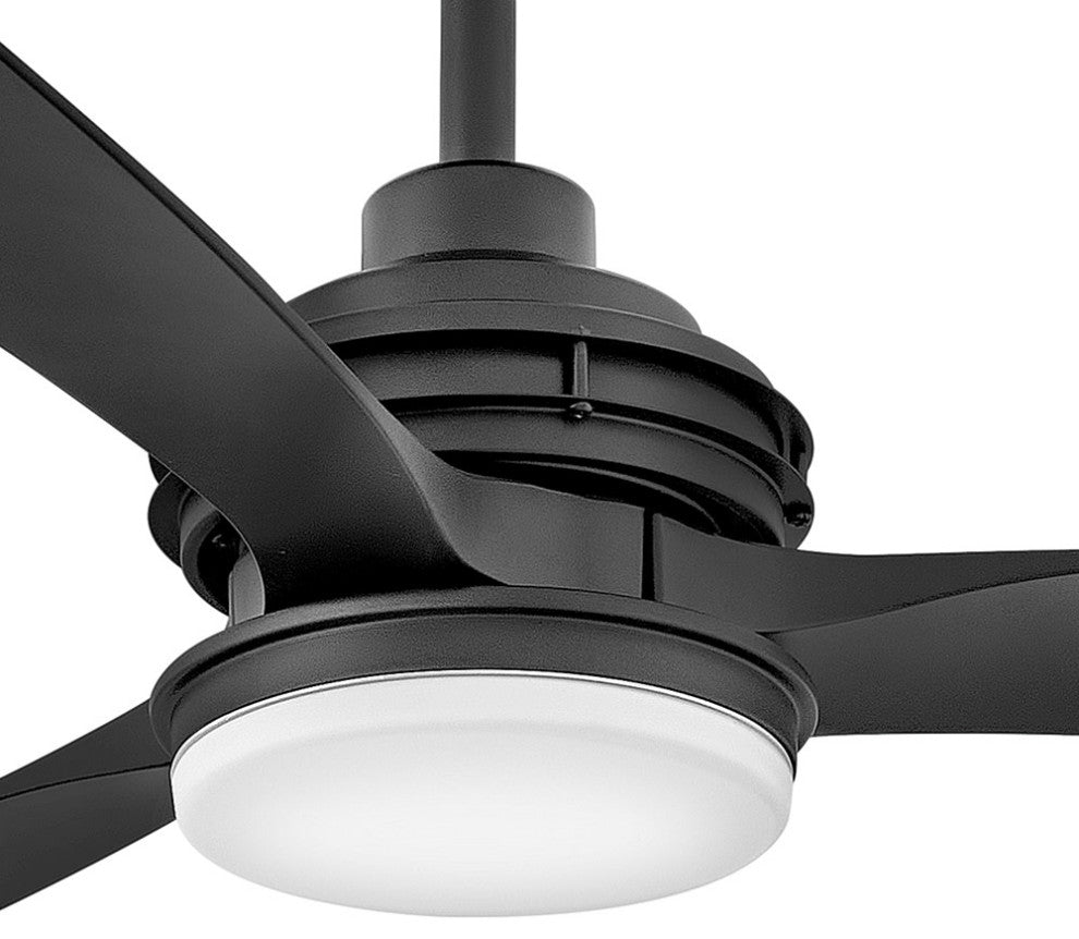 Hinkley Artiste 60" Led Smart Fan, Matte Black