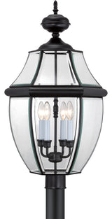 Quoizel NY9045 Newbury 4 Light 30" Tall Post Lantern - Mystic Black