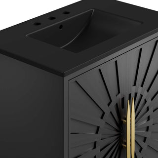 Awaken 30" Bathroom Vanity, Black Black