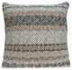 20" X 7" X 20" Elegant Transitional Tan Accent Pillow Cover With Poly Insert