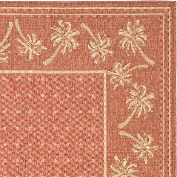 Safavieh Courtyard cy5148a Rust, Sand Area Rug