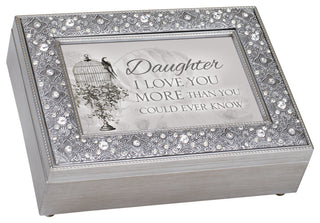 Music Keepsake Box, "Daughter Love You More"