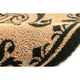 Dwell Vine Outdoor Mat Black W 1'8"x3'4"