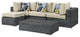 Modway Summon 5 Piece Outdoor Patio Sunbrella Sectional Set, Antique Beige