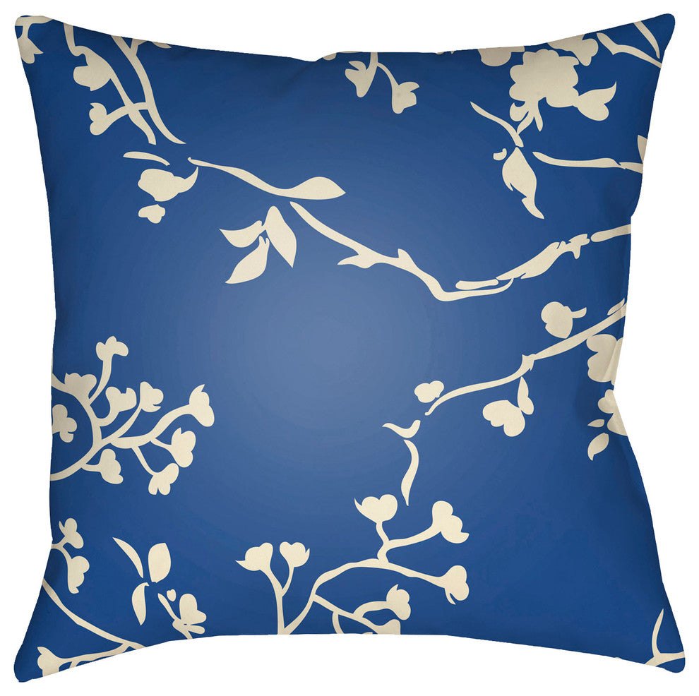 Chinoiserie Floral, 22x22x5 Pillow