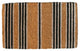 Black Stripes Mat, 30"x18"