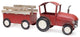 Tractor With Wagon 27.5"Lx10.25"H Iron/Wood