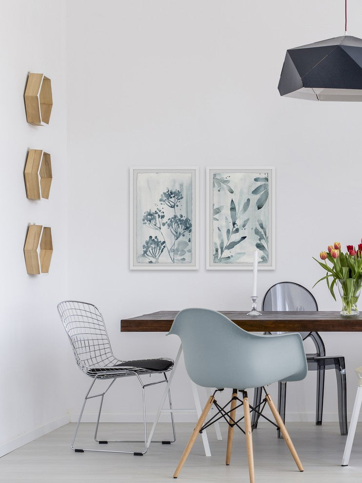 Mystery Blooms Diptych, 32"x24"