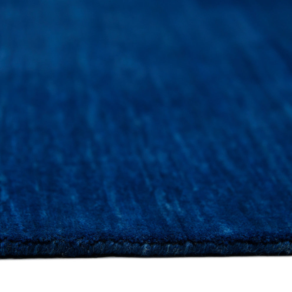 Arizona Rye Area Rug, Navy, 9' x 12', Solid