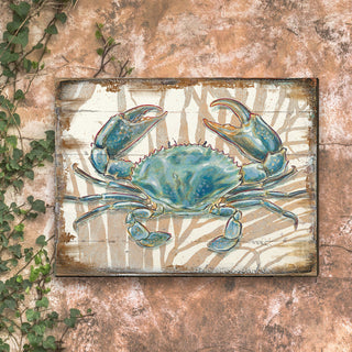 Scenic Crab Wooden Block, 24 X 18