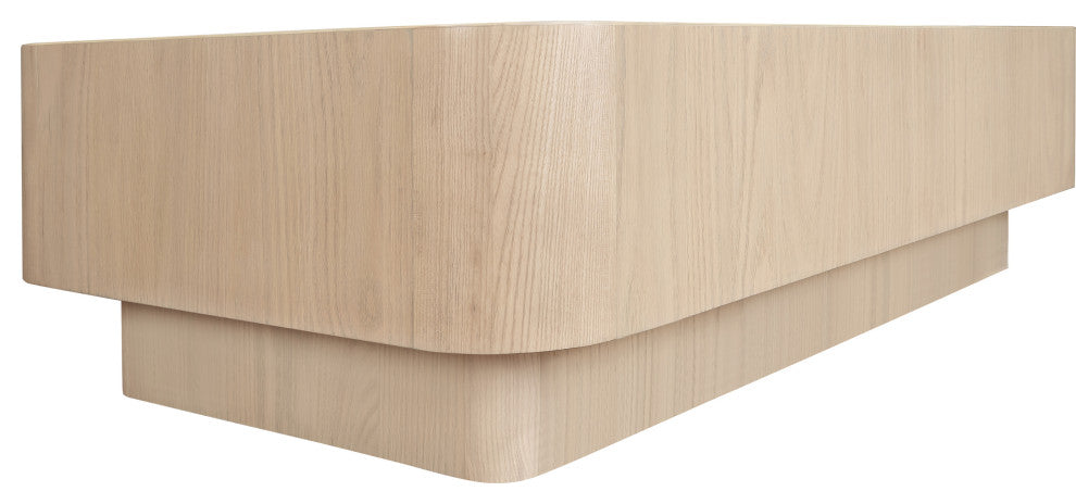 Oakmont Veneer Coffee Table, Natural, Coffee Table