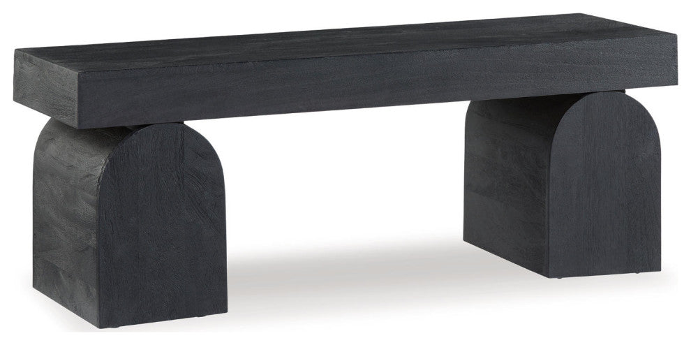 Holgrove Black Accent Bench