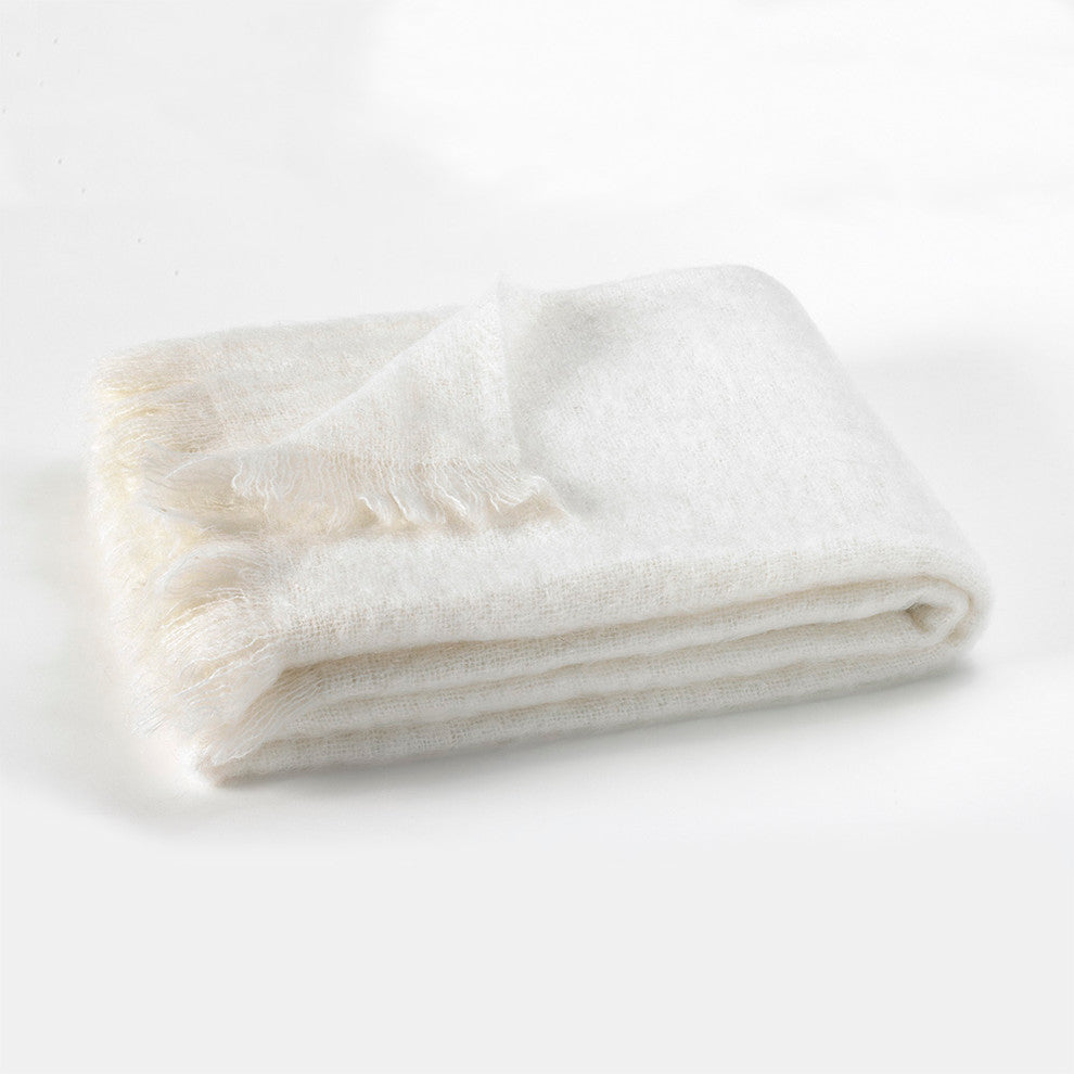 Mohair Throws, Snowflake