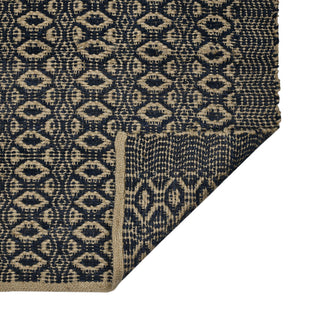 Zola Parquet Area Rug, Black, 5' x 8', Geometric