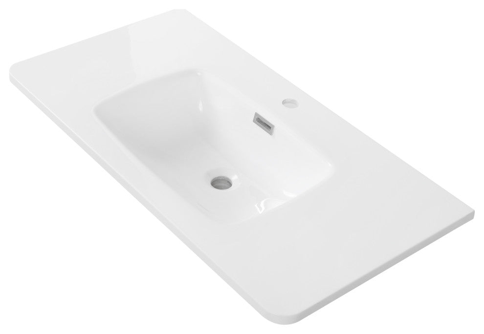 35" Solid Surface Resin Streamline K-1710-35 Vanity Top