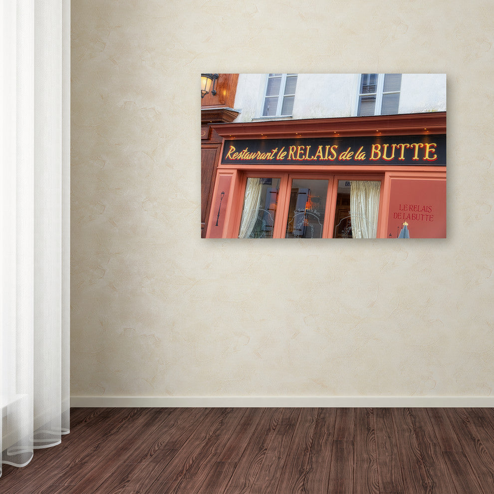 Cora Niele 'Relais de la Butte Restaurant' Canvas Art, 16" x 24"